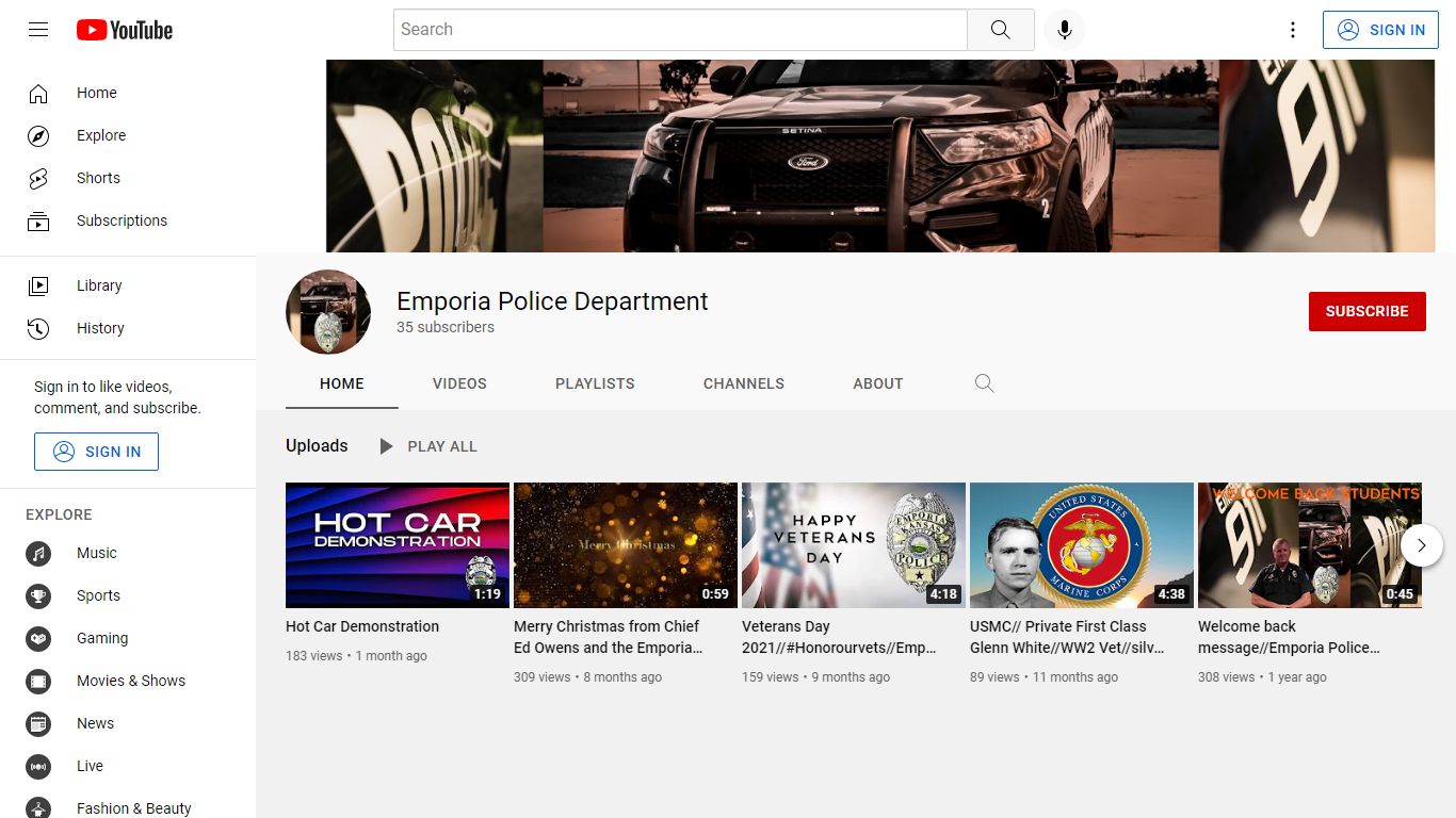 Emporia Police Department - YouTube